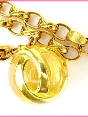 CHANEL belt coco mark Authentic Used Y1119